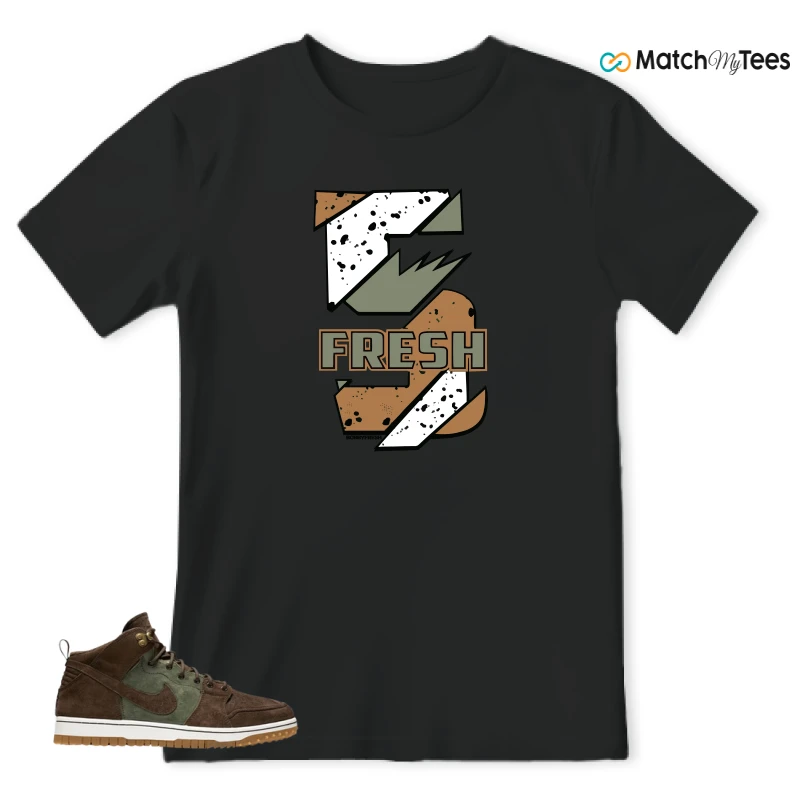NIKE DUNK CMFT WB ARMY OLIVE SNEAKER Matching Tees t-shirt