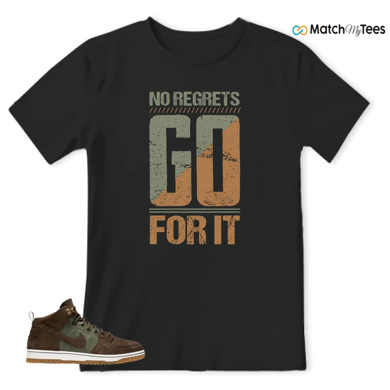 NIKE DUNK CMFT WB ARMY OLIVE SNEAKER Matching Tees t-shirt