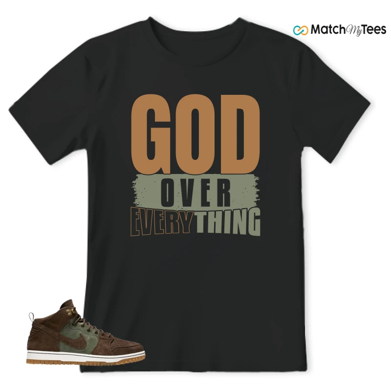 NIKE DUNK CMFT WB ARMY OLIVE SNEAKER Matching Tees t-shirt