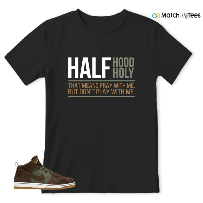 NIKE DUNK CMFT WB ARMY OLIVE SNEAKER Matching Tees t-shirt
