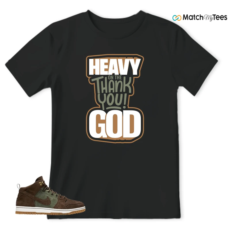 NIKE DUNK CMFT WB ARMY OLIVE SNEAKER Matching Tees t-shirt