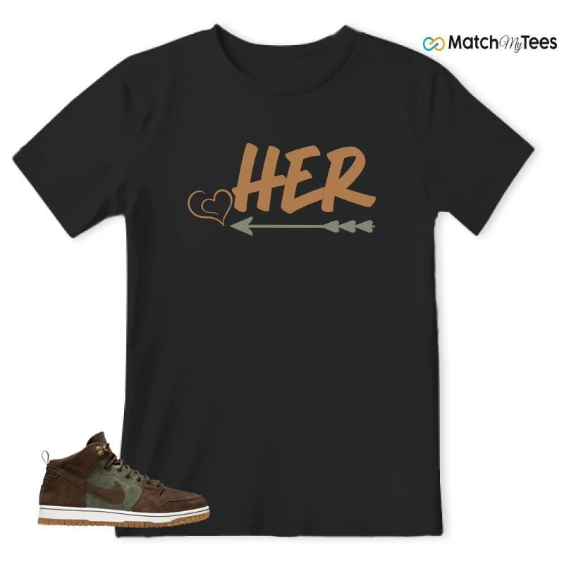 NIKE DUNK CMFT WB ARMY OLIVE SNEAKER Matching Tees t-shirt
