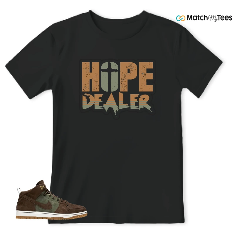 NIKE DUNK CMFT WB ARMY OLIVE SNEAKER Matching Tees t-shirt