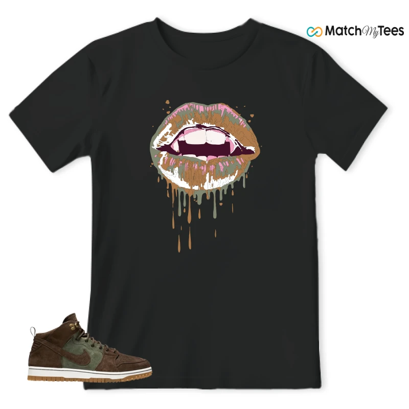 NIKE DUNK CMFT WB ARMY OLIVE SNEAKER Matching Tees t-shirt