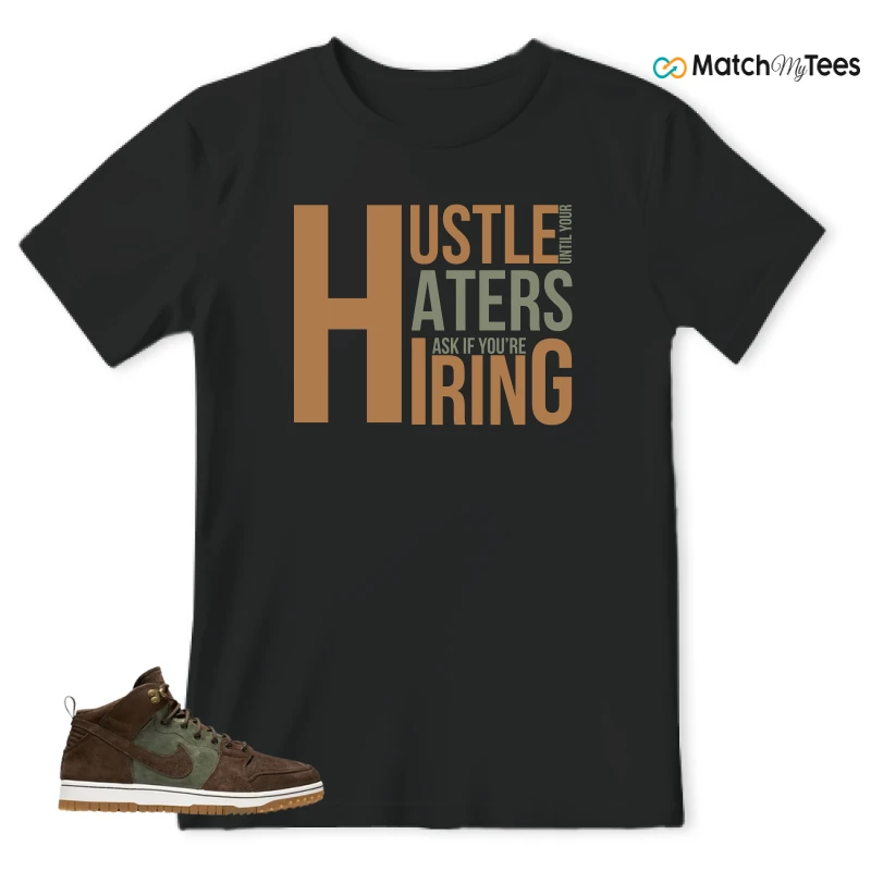 NIKE DUNK CMFT WB ARMY OLIVE SNEAKER Matching Tees t-shirt