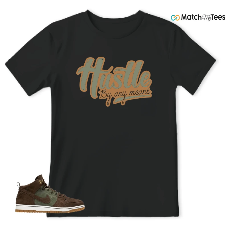 NIKE DUNK CMFT WB ARMY OLIVE SNEAKER Matching Tees t-shirt