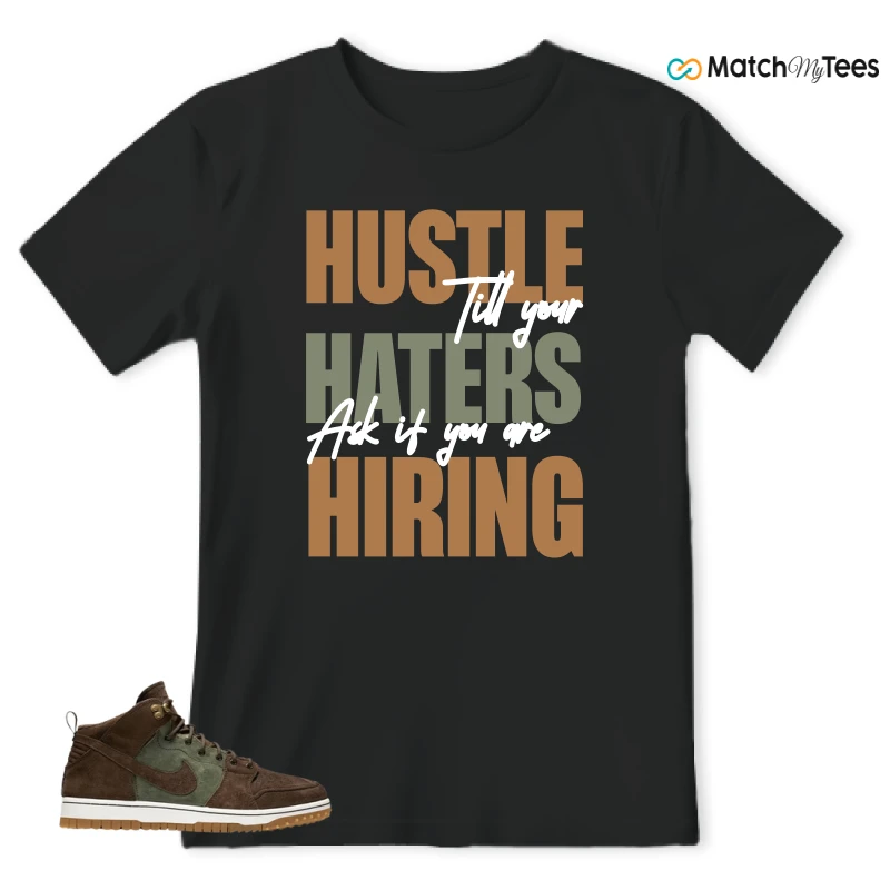 NIKE DUNK CMFT WB ARMY OLIVE SNEAKER Matching Tees t-shirt