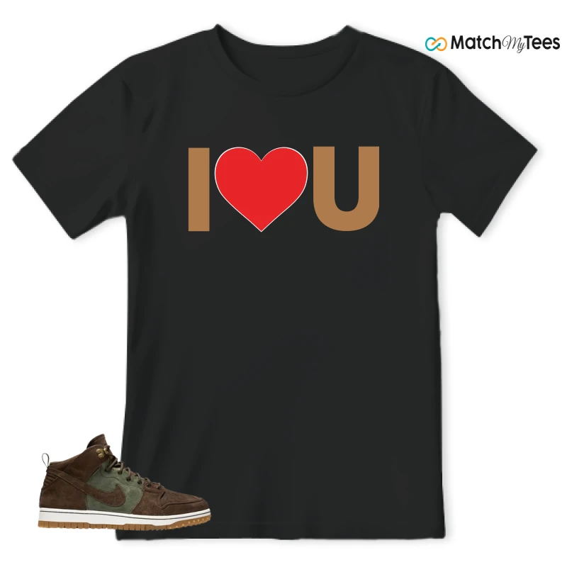 NIKE DUNK CMFT WB ARMY OLIVE SNEAKER Matching Tees t-shirt