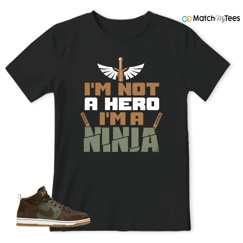 NIKE DUNK CMFT WB ARMY OLIVE SNEAKER Matching Tees t-shirt