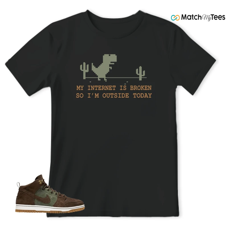 NIKE DUNK CMFT WB ARMY OLIVE SNEAKER Matching Tees t-shirt