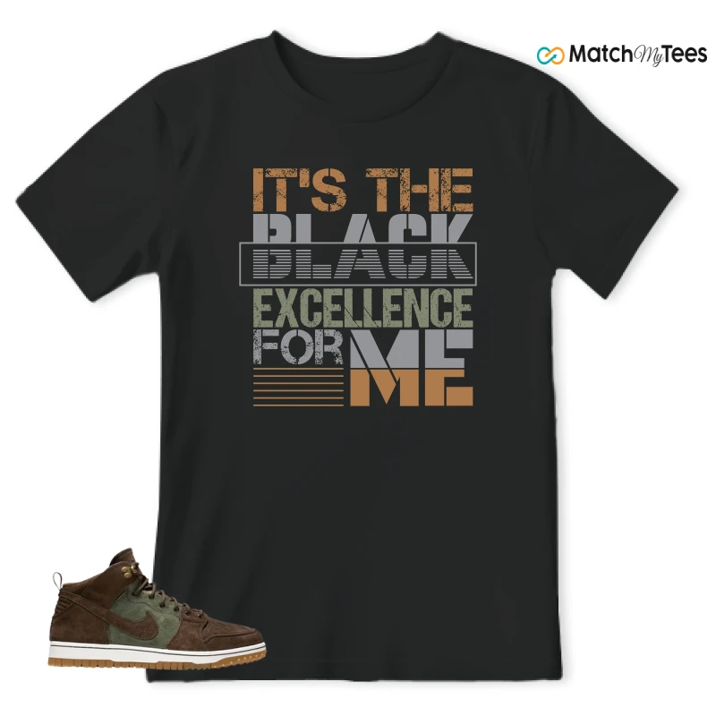 NIKE DUNK CMFT WB ARMY OLIVE SNEAKER Matching Tees t-shirt