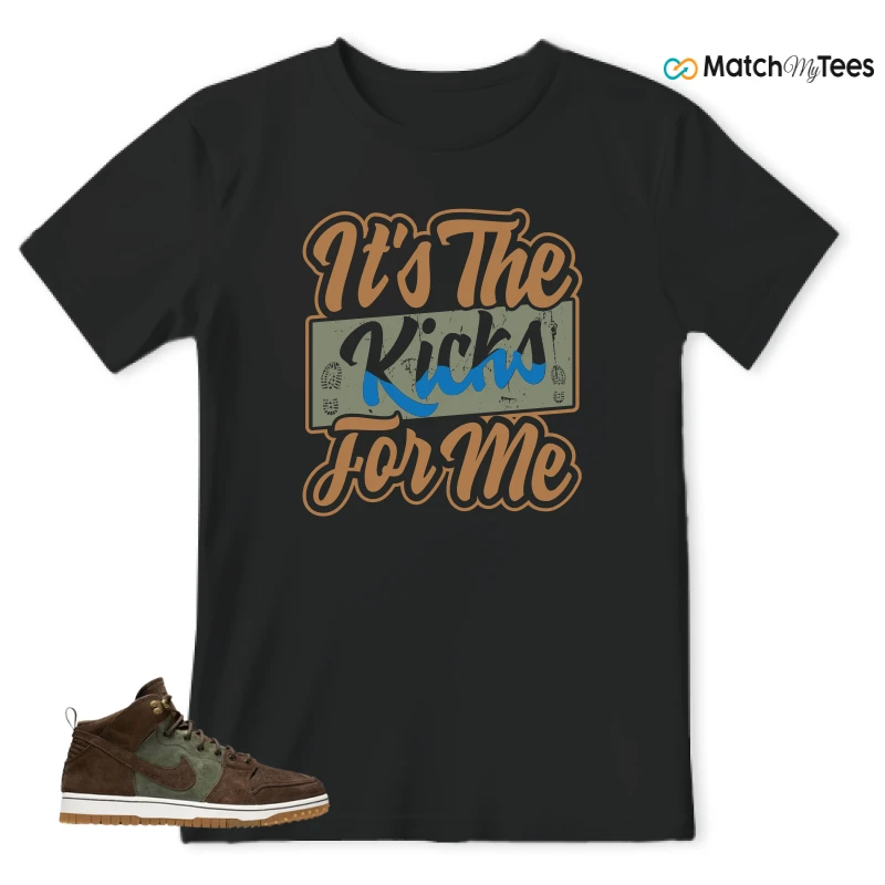 NIKE DUNK CMFT WB ARMY OLIVE SNEAKER Matching Tees t-shirt