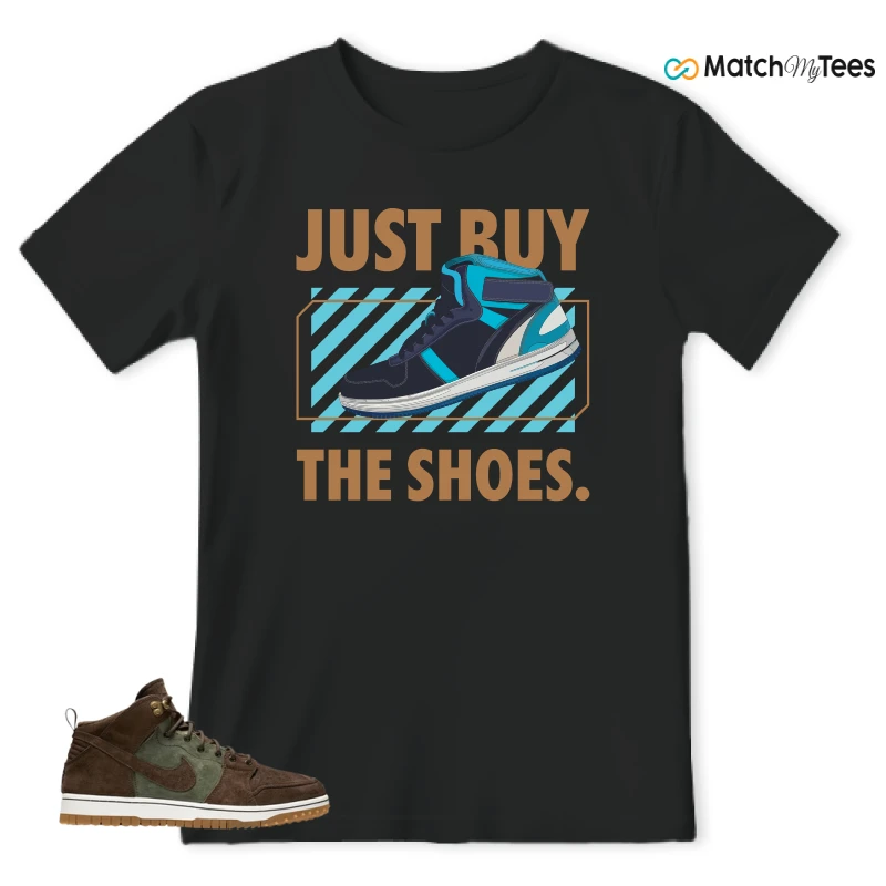NIKE DUNK CMFT WB ARMY OLIVE SNEAKER Matching Tees t-shirt