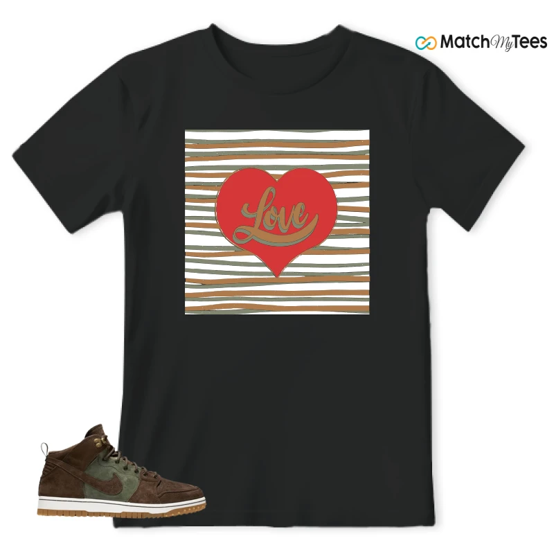 NIKE DUNK CMFT WB ARMY OLIVE SNEAKER Matching Tees t-shirt