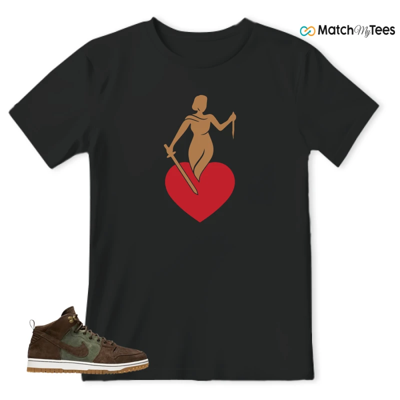 NIKE DUNK CMFT WB ARMY OLIVE SNEAKER Matching Tees t-shirt