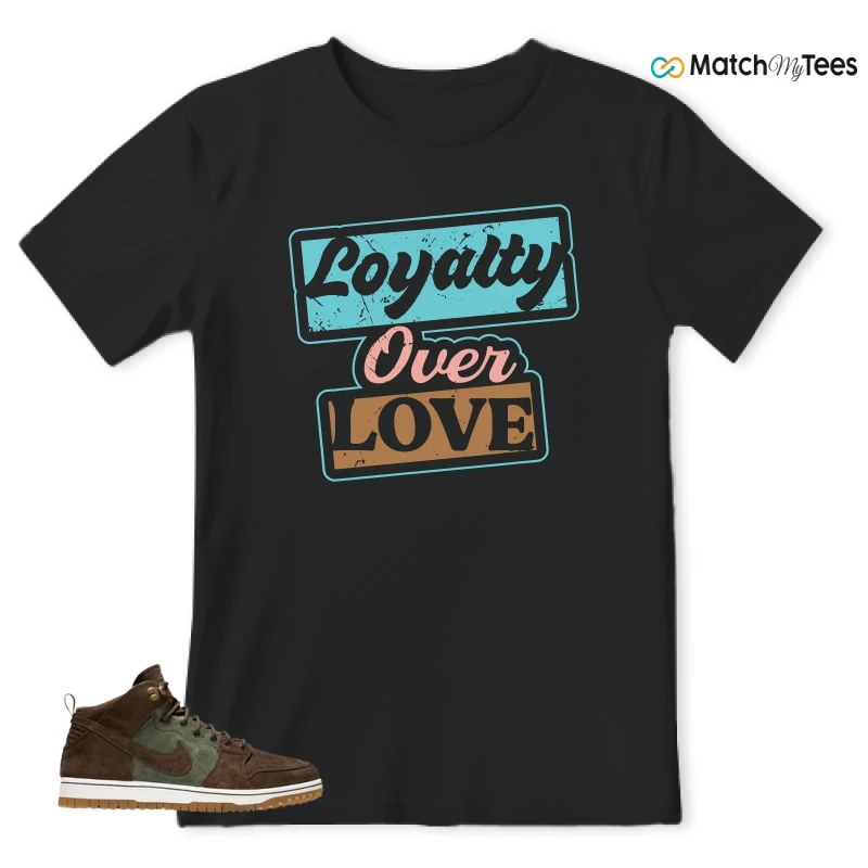 NIKE DUNK CMFT WB ARMY OLIVE SNEAKER Matching Tees t-shirt