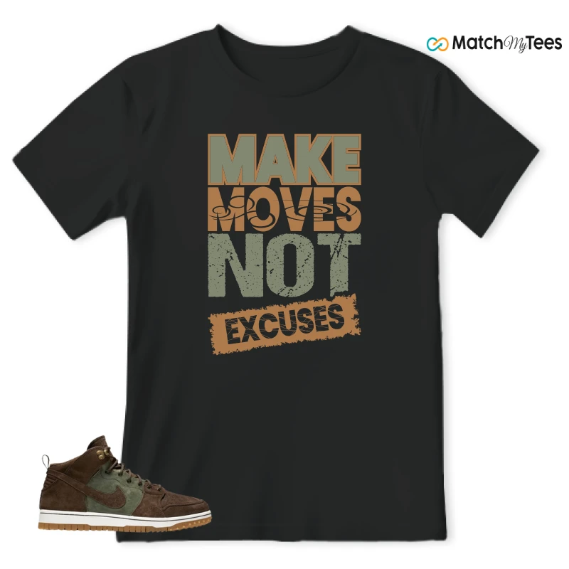 NIKE DUNK CMFT WB ARMY OLIVE SNEAKER Matching Tees t-shirt