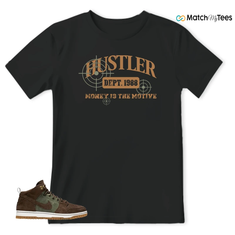 NIKE DUNK CMFT WB ARMY OLIVE SNEAKER Matching Tees t-shirt