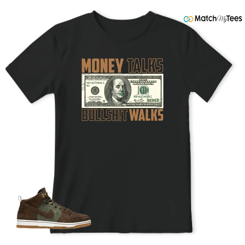 NIKE DUNK CMFT WB ARMY OLIVE SNEAKER Matching Tees t-shirt