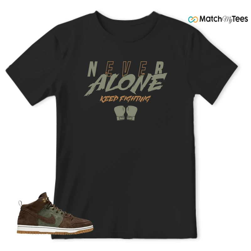 NIKE DUNK CMFT WB ARMY OLIVE SNEAKER Matching Tees t-shirt