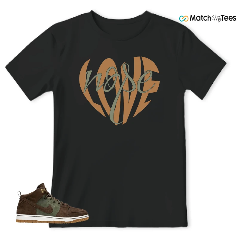 NIKE DUNK CMFT WB ARMY OLIVE SNEAKER Matching Tees t-shirt