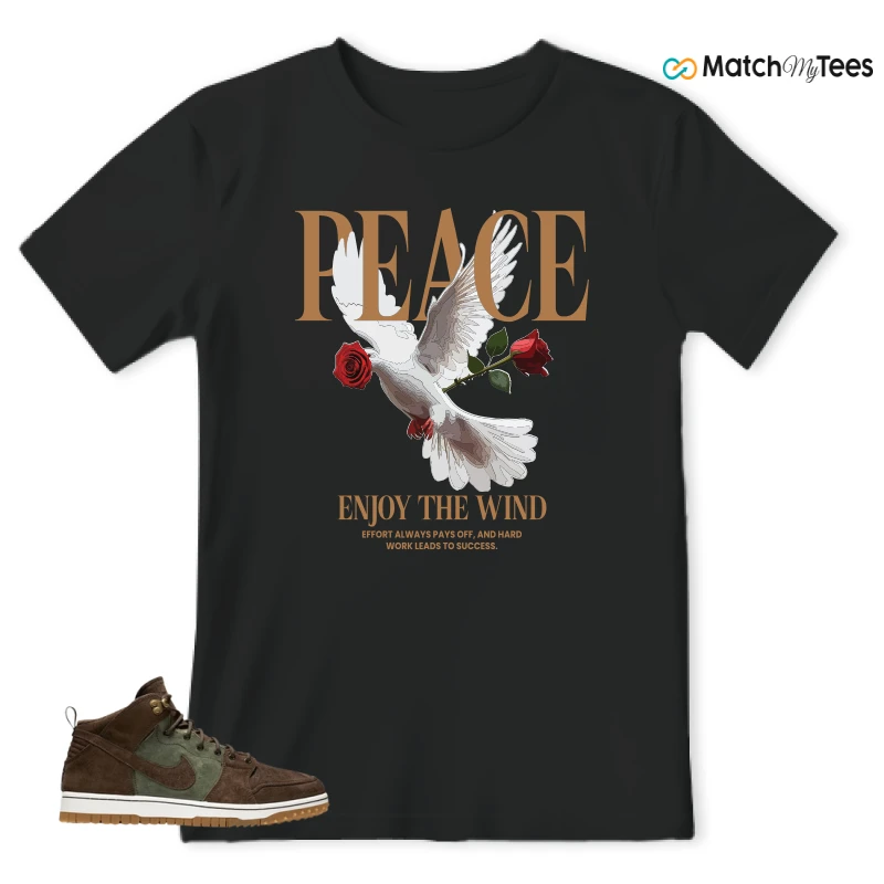 NIKE DUNK CMFT WB ARMY OLIVE SNEAKER Matching Tees t-shirt