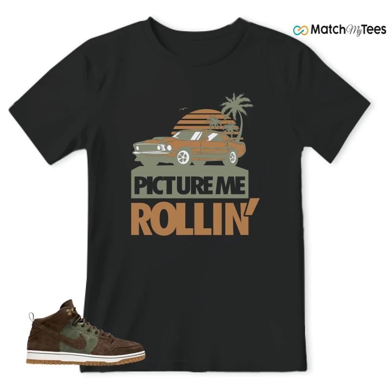 NIKE DUNK CMFT WB ARMY OLIVE SNEAKER Matching Tees t-shirt