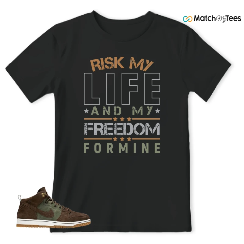 NIKE DUNK CMFT WB ARMY OLIVE SNEAKER Matching Tees t-shirt