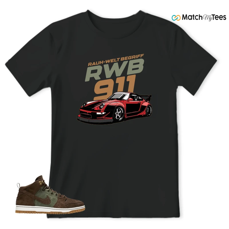 NIKE DUNK CMFT WB ARMY OLIVE SNEAKER Matching Tees t-shirt