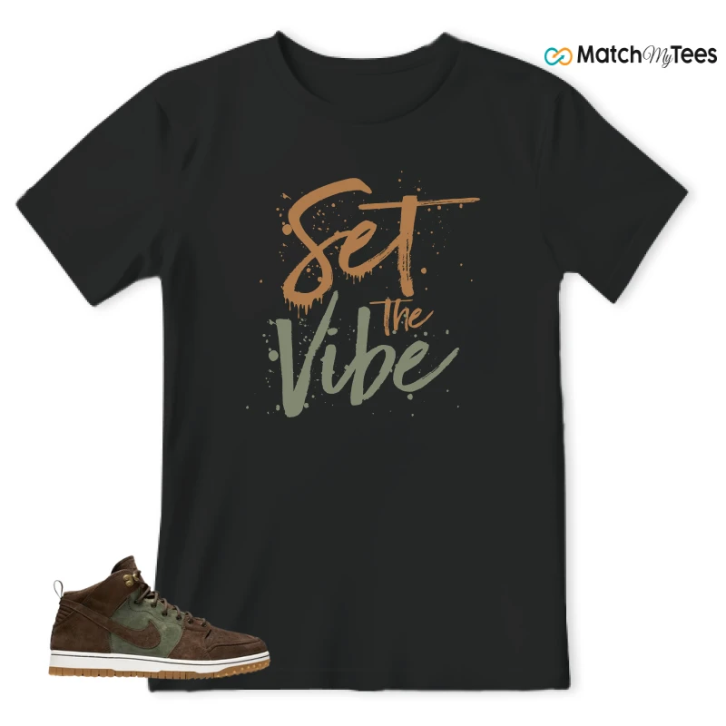 NIKE DUNK CMFT WB ARMY OLIVE SNEAKER Matching Tees t-shirt