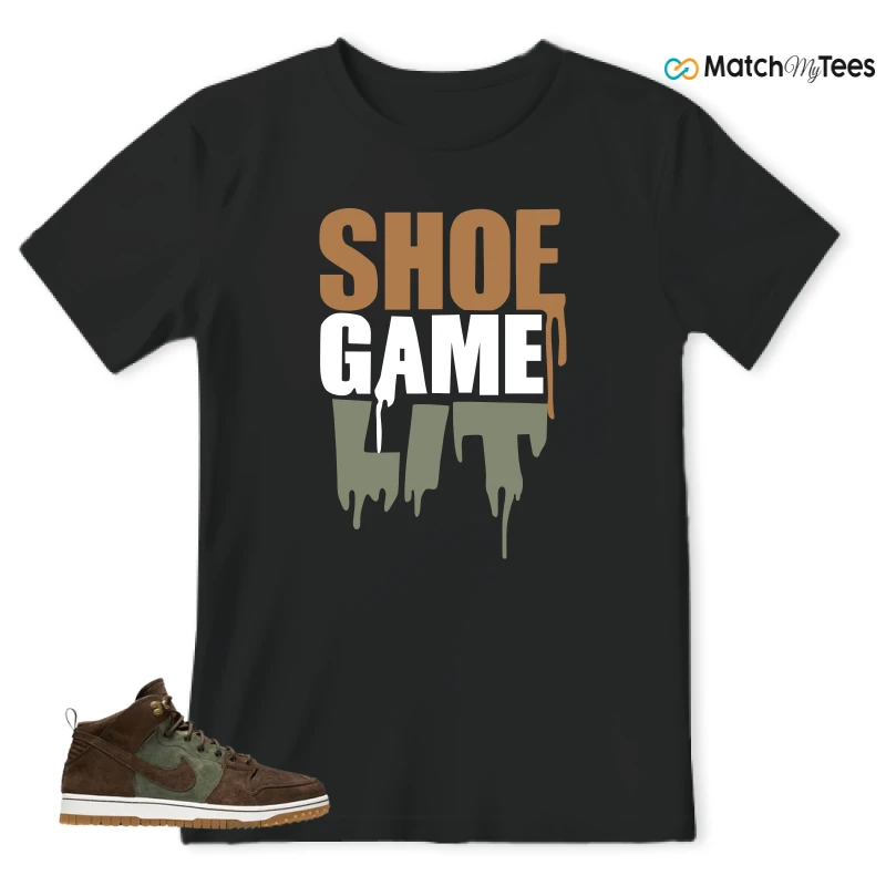 NIKE DUNK CMFT WB ARMY OLIVE SNEAKER Matching Tees t-shirt