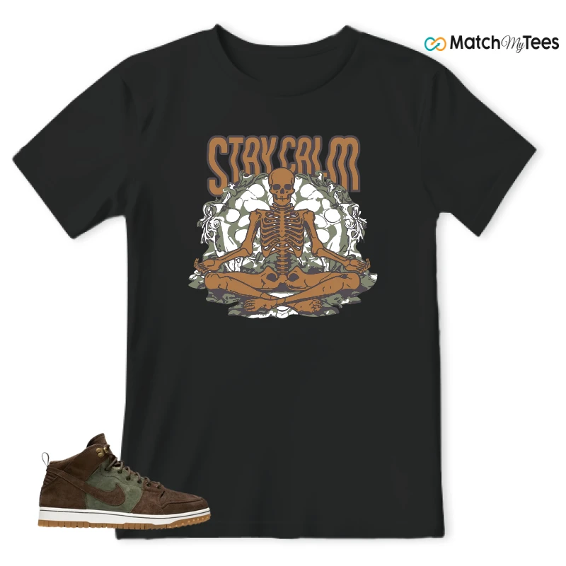NIKE DUNK CMFT WB ARMY OLIVE SNEAKER Matching Tees t-shirt