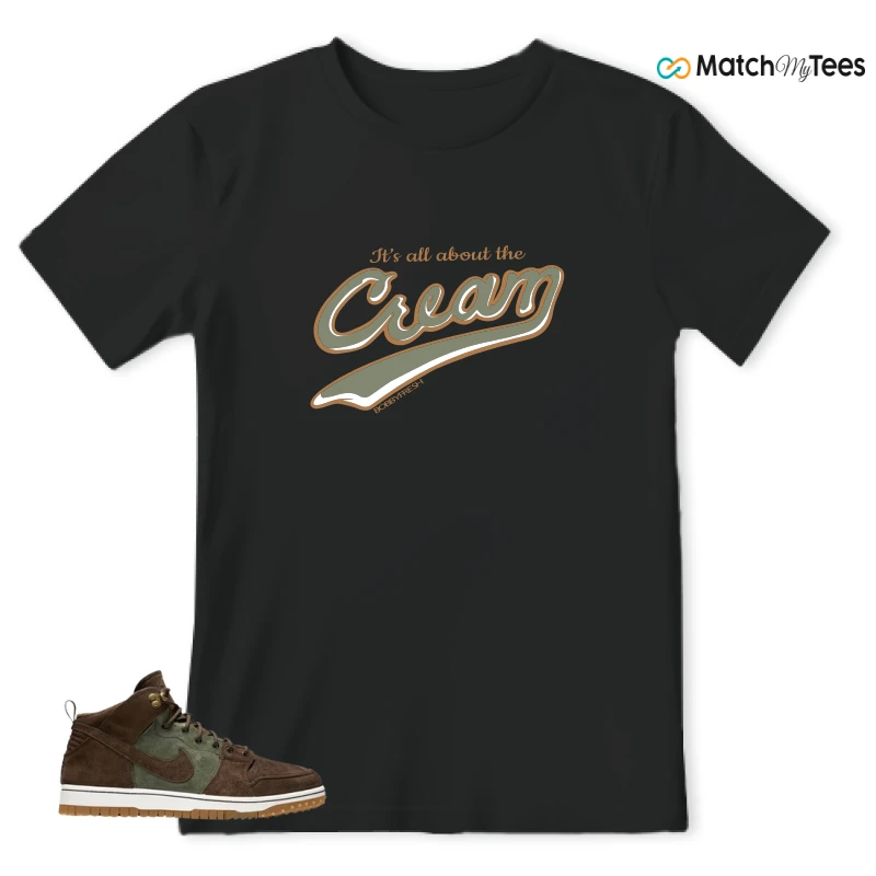 NIKE DUNK CMFT WB ARMY OLIVE SNEAKER Matching Tees t-shirt