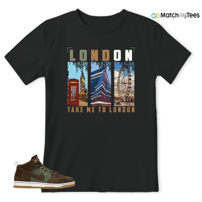 NIKE DUNK CMFT WB ARMY OLIVE SNEAKER Matching Tees t-shirt