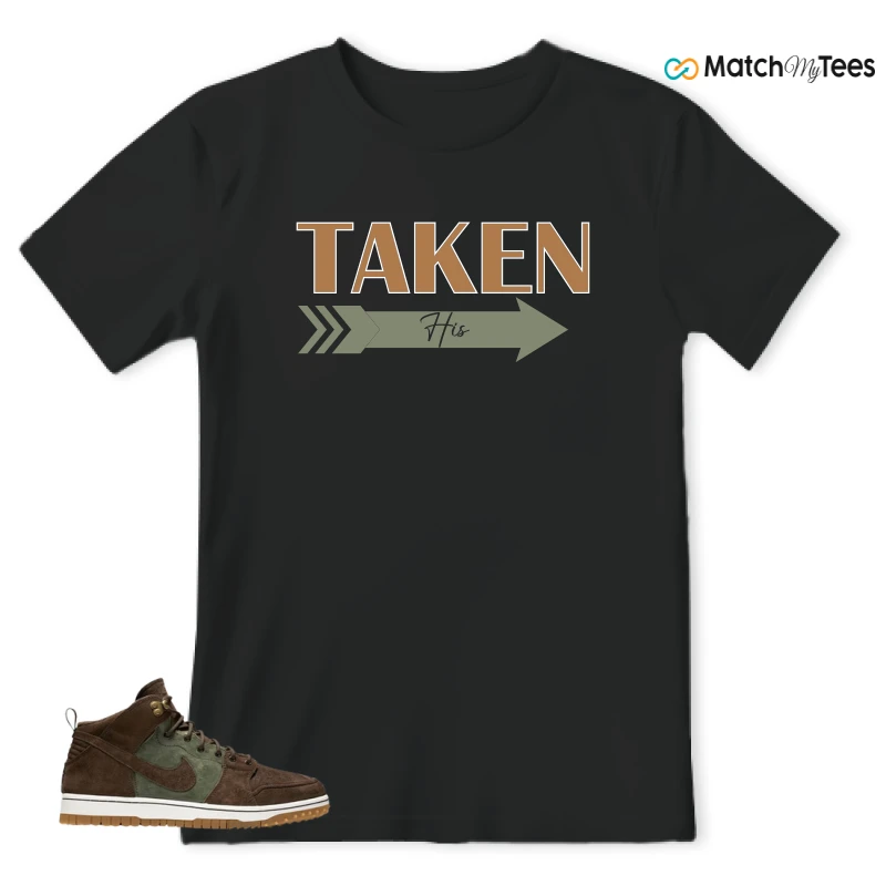 NIKE DUNK CMFT WB ARMY OLIVE SNEAKER Matching Tees t-shirt