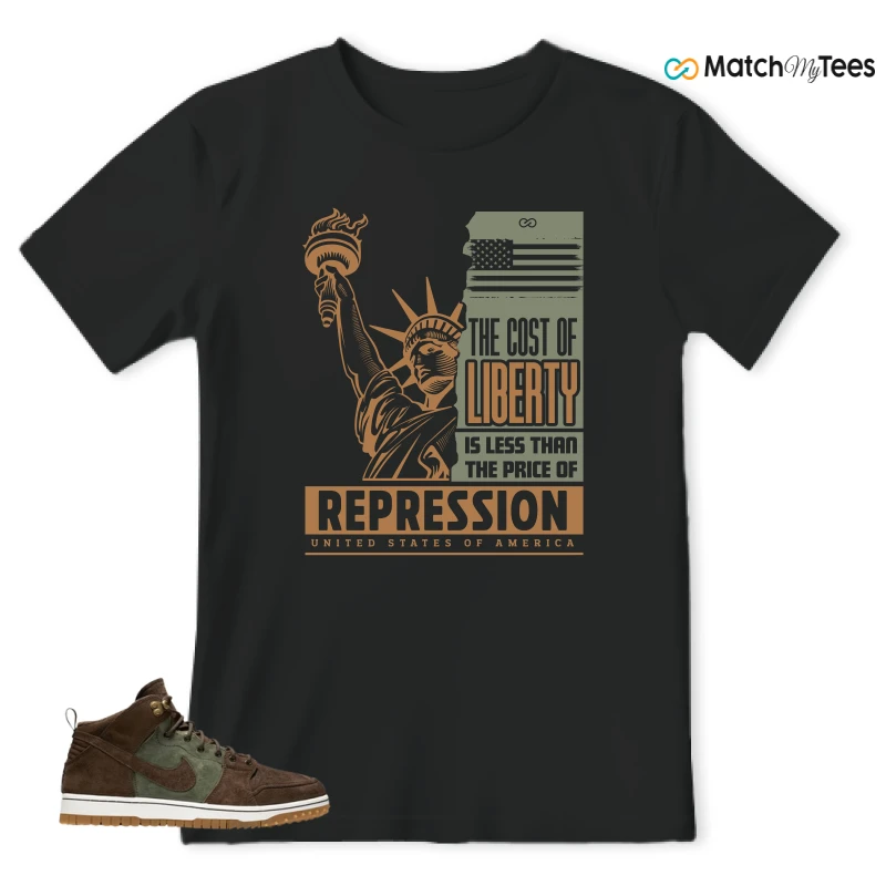 NIKE DUNK CMFT WB ARMY OLIVE SNEAKER Matching Tees t-shirt