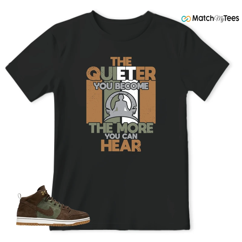 NIKE DUNK CMFT WB ARMY OLIVE SNEAKER Matching Tees t-shirt