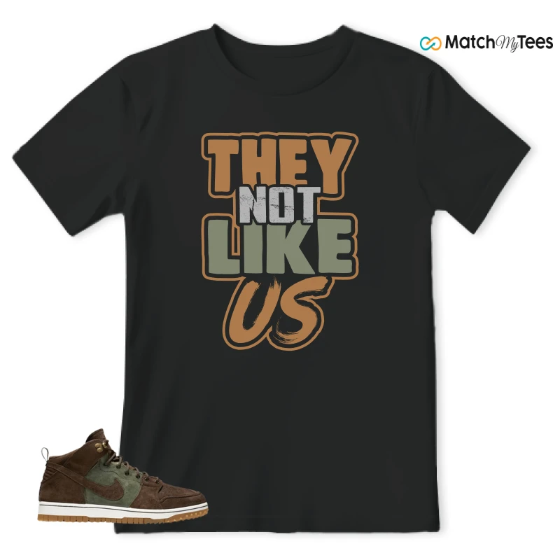 NIKE DUNK CMFT WB ARMY OLIVE SNEAKER Matching Tees t-shirt