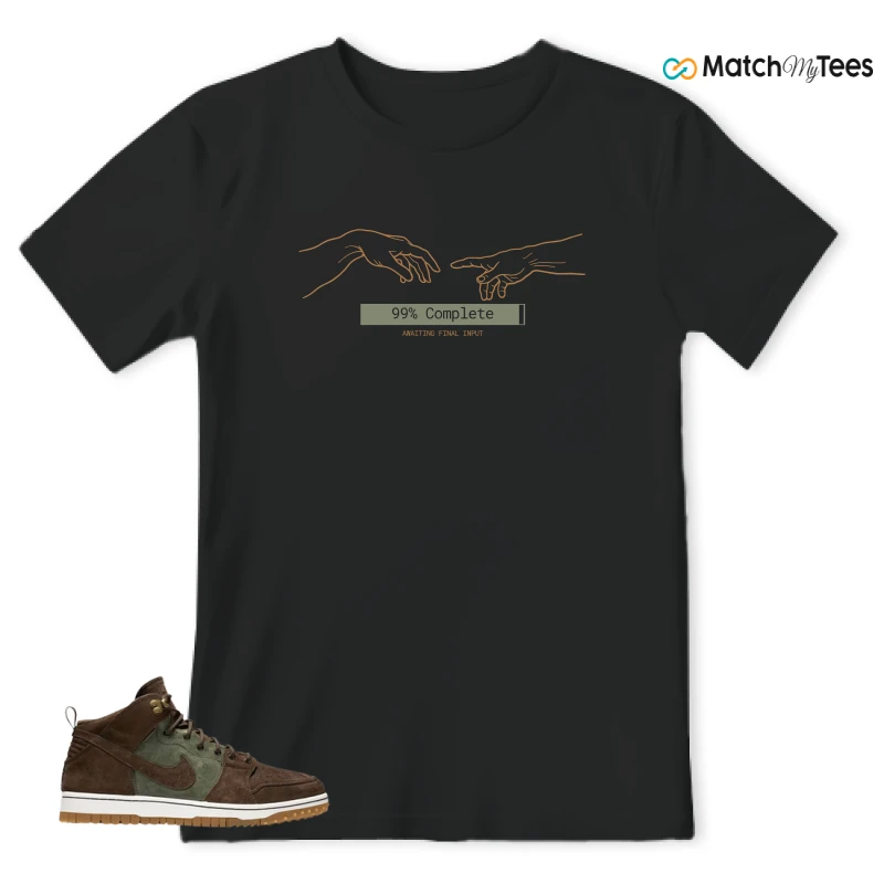 NIKE DUNK CMFT WB ARMY OLIVE SNEAKER Matching Tees t-shirt