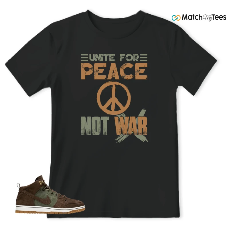 NIKE DUNK CMFT WB ARMY OLIVE SNEAKER Matching Tees t-shirt