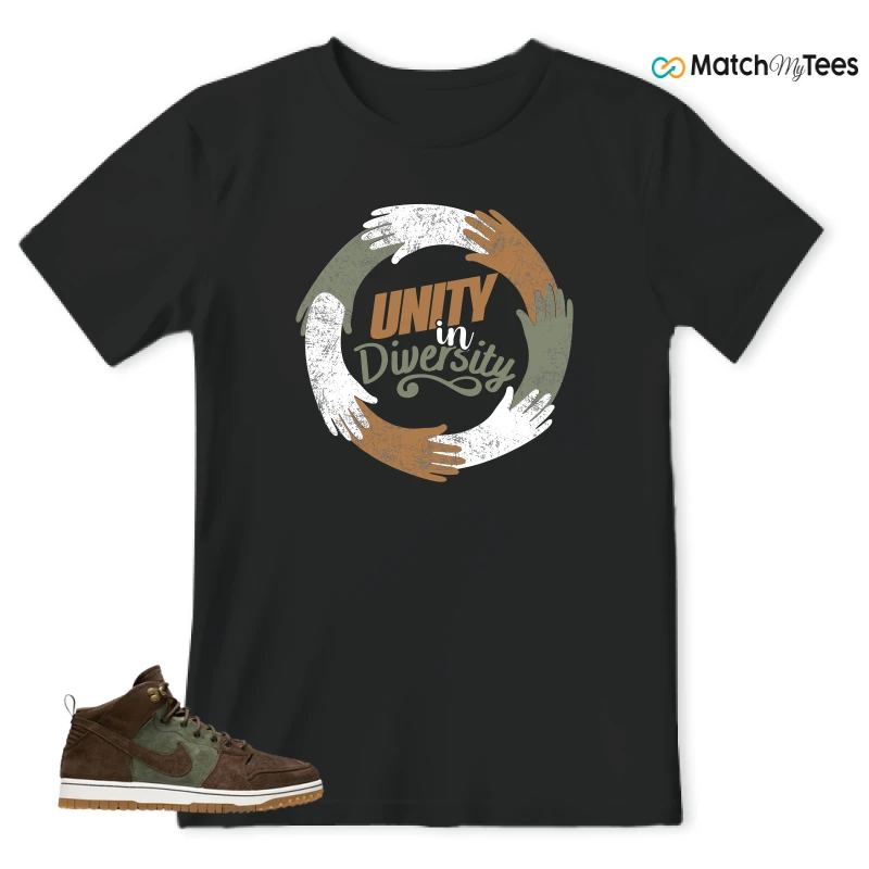 NIKE DUNK CMFT WB ARMY OLIVE SNEAKER Matching Tees t-shirt
