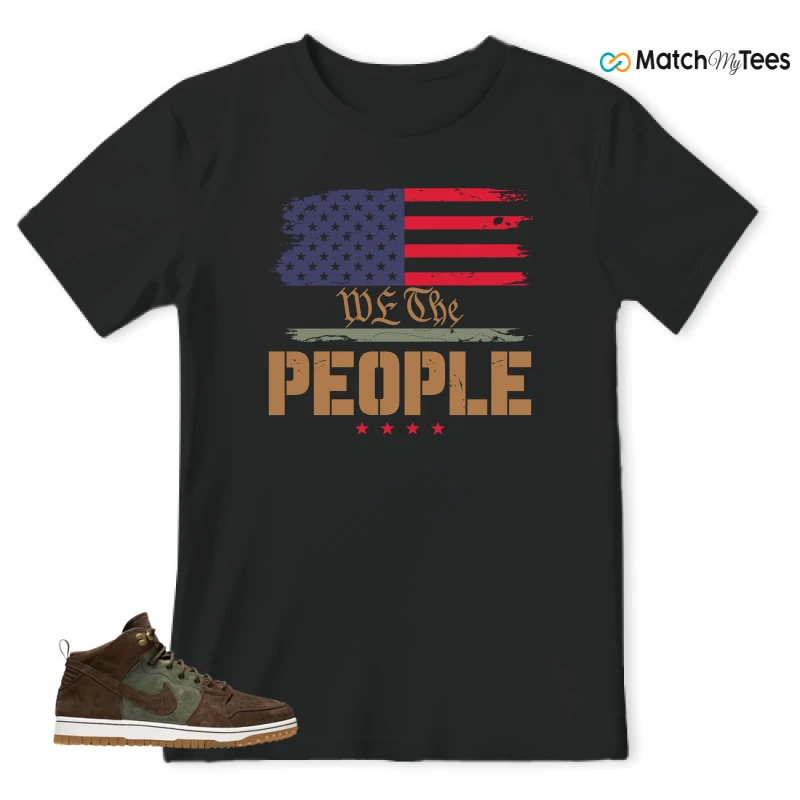 NIKE DUNK CMFT WB ARMY OLIVE SNEAKER Matching Tees t-shirt