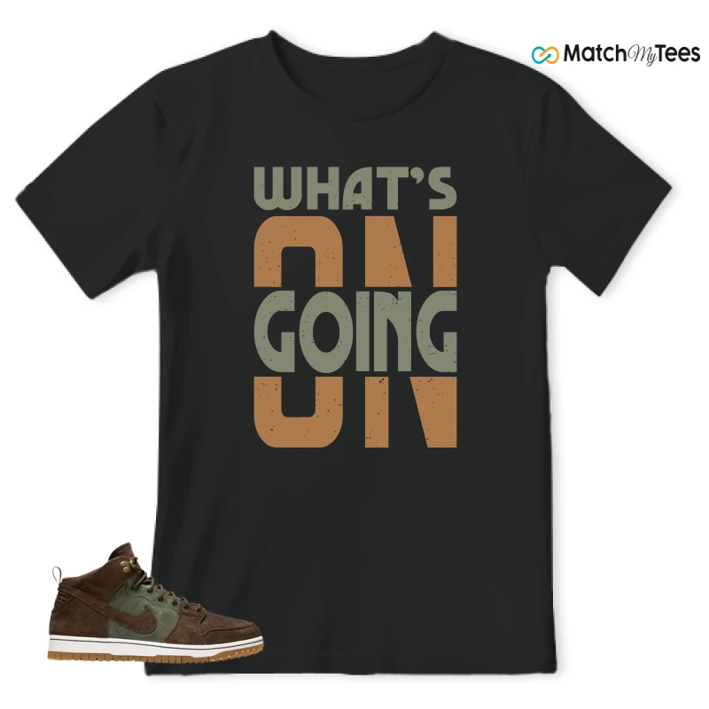 NIKE DUNK CMFT WB ARMY OLIVE SNEAKER Matching Tees t-shirt