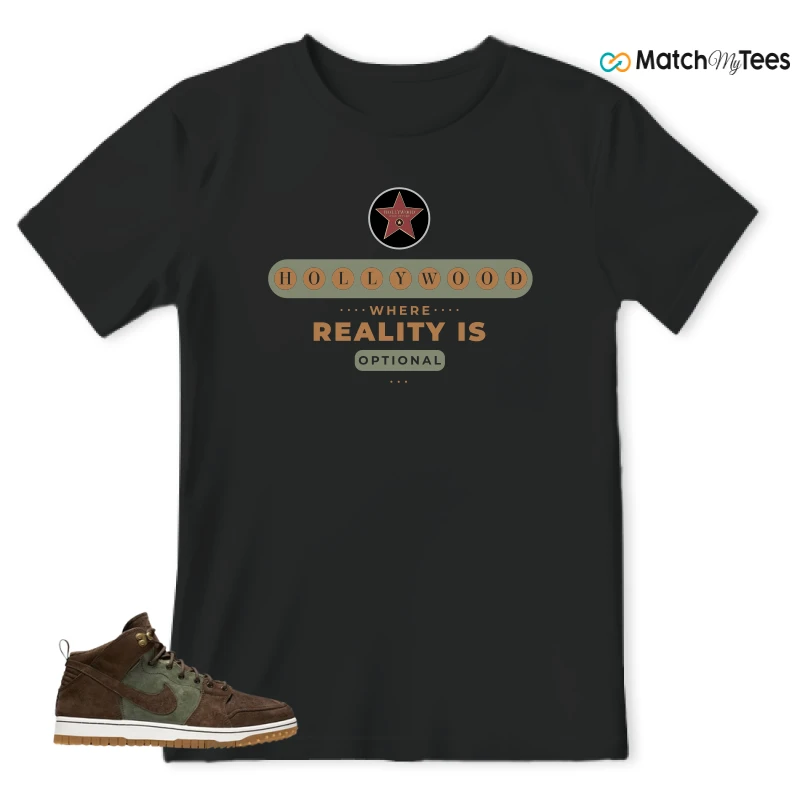 NIKE DUNK CMFT WB ARMY OLIVE SNEAKER Matching Tees t-shirt