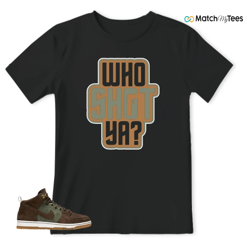 NIKE DUNK CMFT WB ARMY OLIVE SNEAKER Matching Tees t-shirt