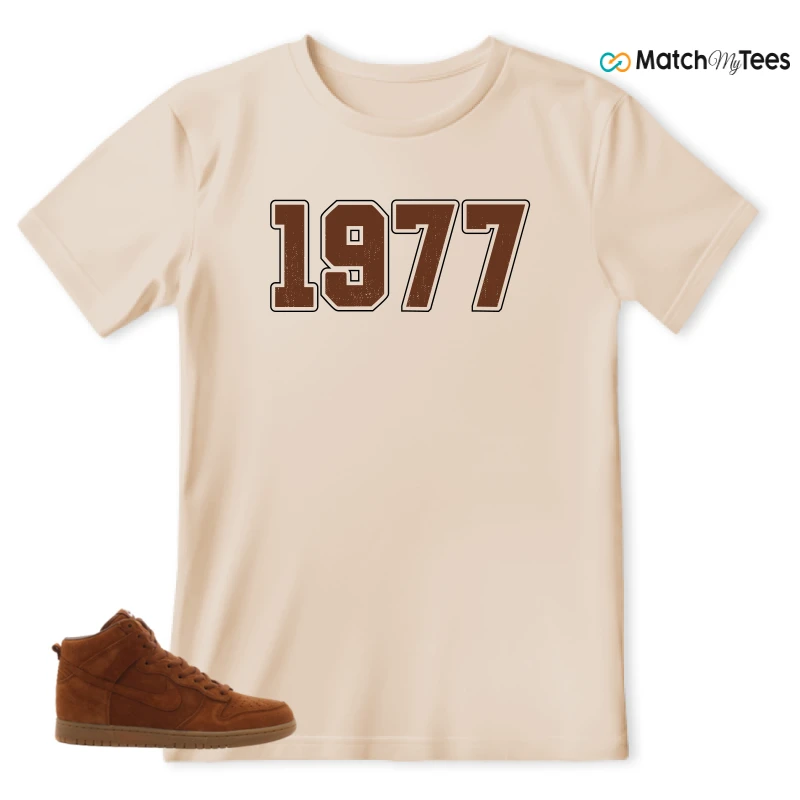 NIKE X APC DUNK HIGH RUSTIC BROWN NRG 08 SNEAKER Matching Tees t-shirt