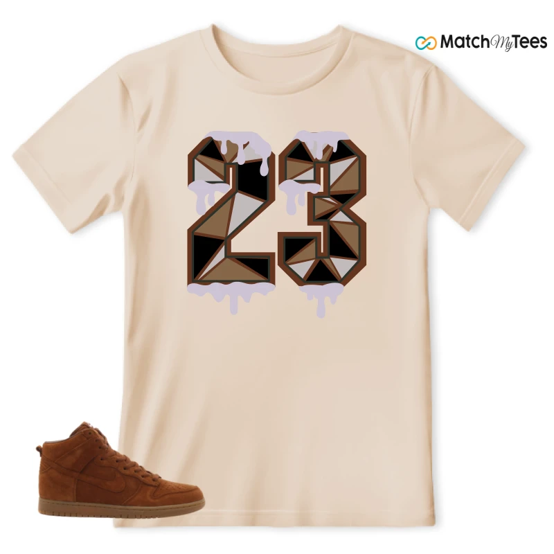NIKE X APC DUNK HIGH RUSTIC BROWN NRG 08 SNEAKER Matching Tees t-shirt