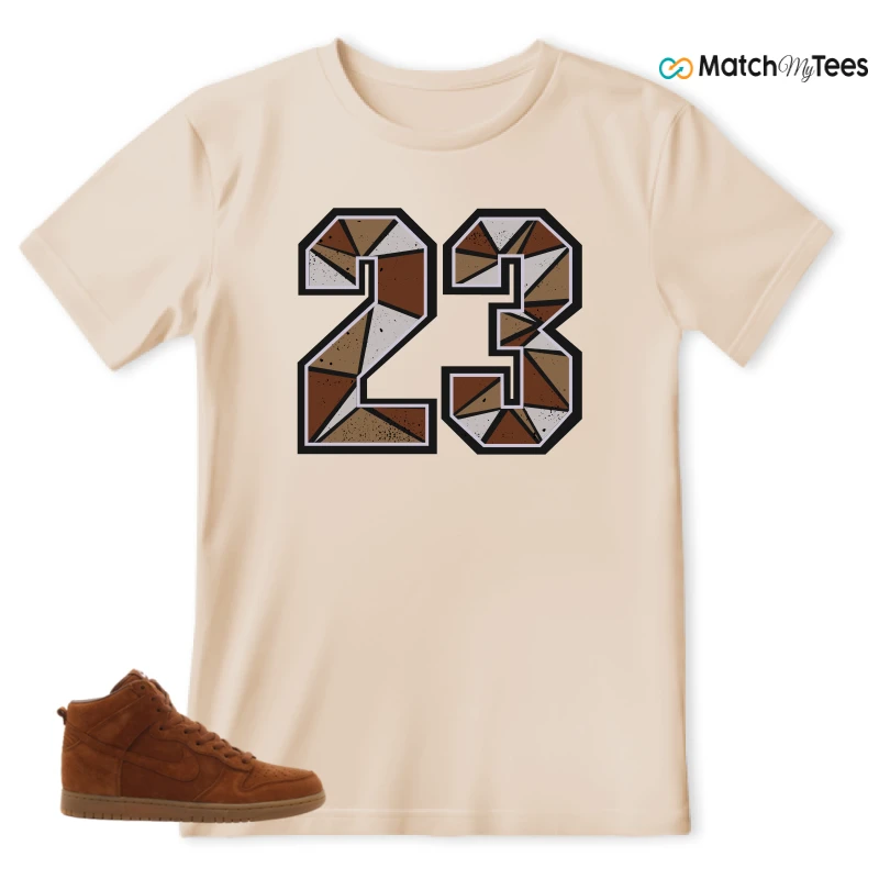 NIKE X APC DUNK HIGH RUSTIC BROWN NRG 08 SNEAKER Matching Tees t-shirt