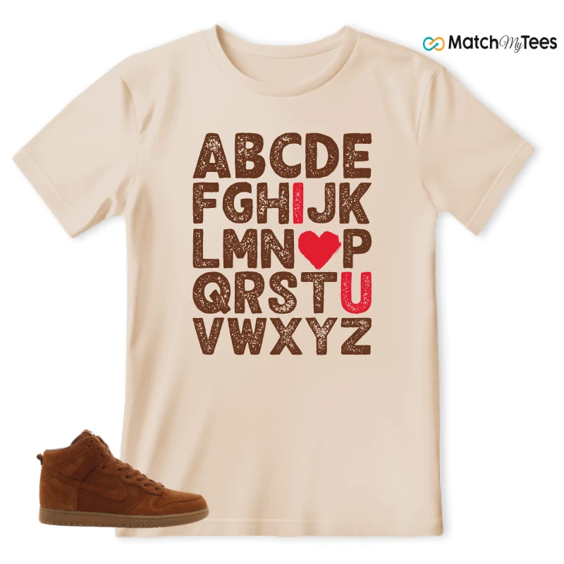NIKE X APC DUNK HIGH RUSTIC BROWN NRG 08 SNEAKER Matching Tees t-shirt
