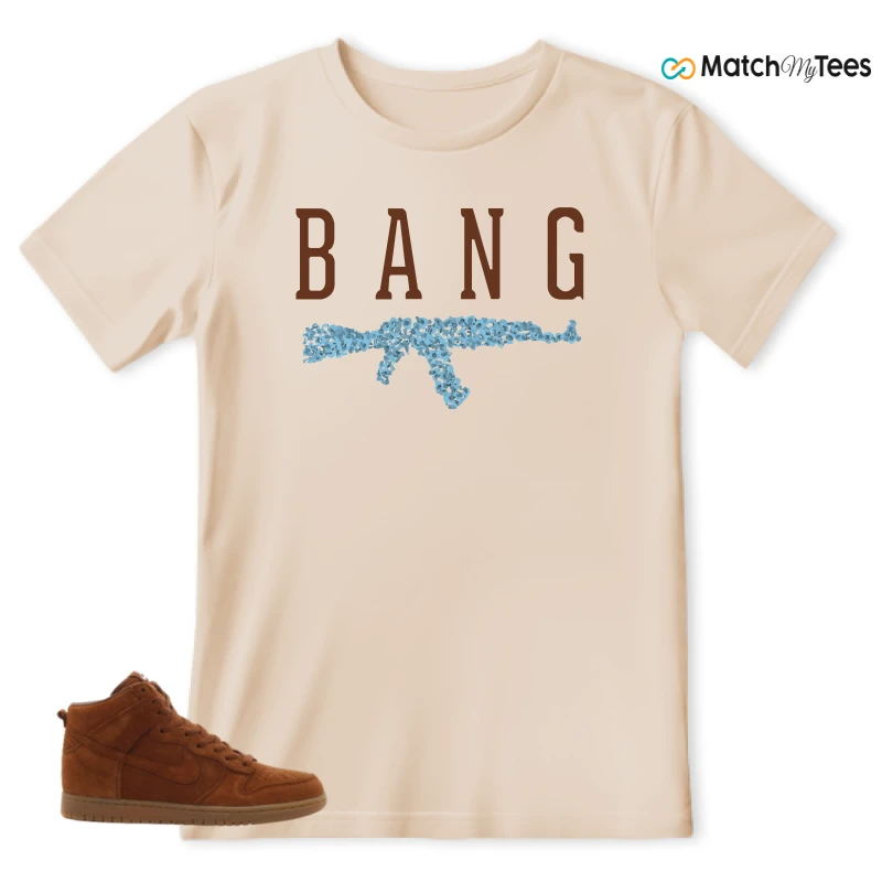 NIKE X APC DUNK HIGH RUSTIC BROWN NRG 08 SNEAKER Matching Tees t-shirt